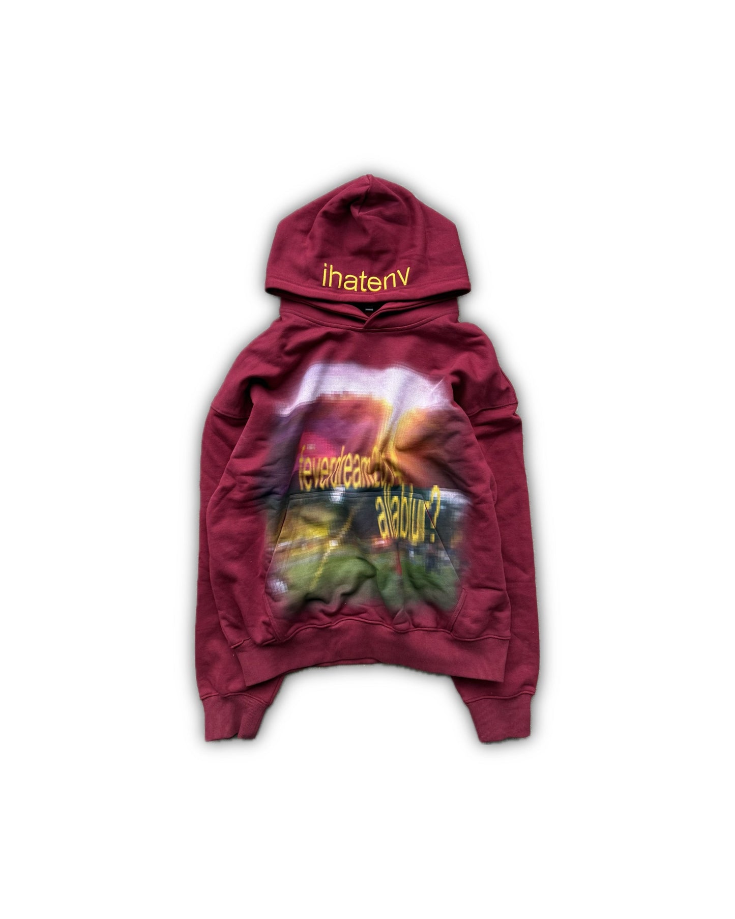 "Feverdream" Hoodie (BURGUNDY)